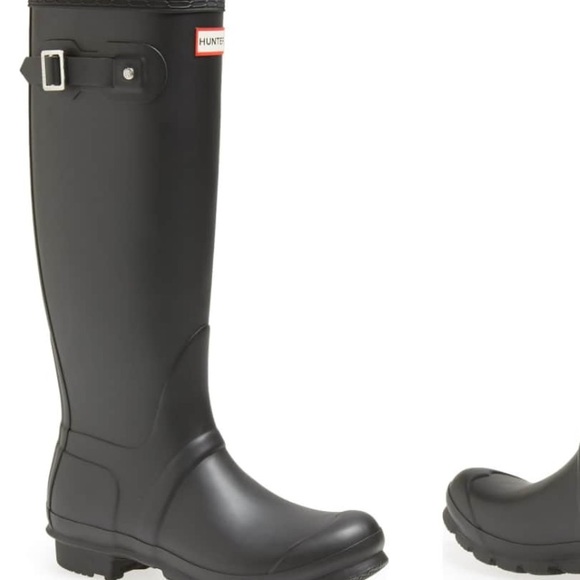 Hunter Shoes - Womens original tall black Hunter boots